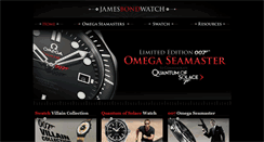 Desktop Screenshot of jamesbondwatch.co.uk